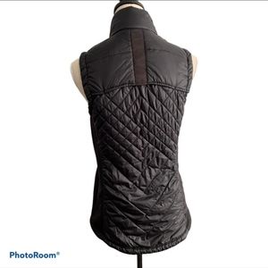 Athleta Black Quilted Vest
